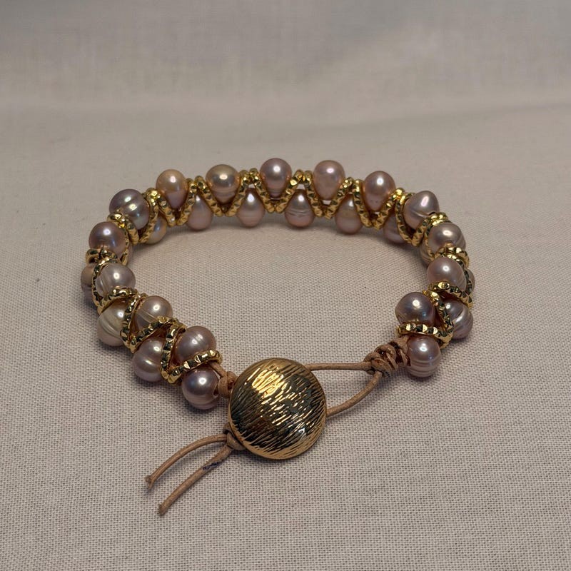 Blush Freshwater Pearl Bracelet