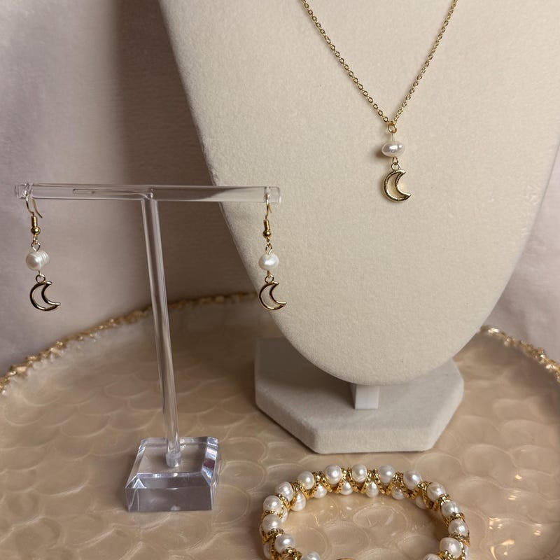 Pearl Moon Charm Bundle