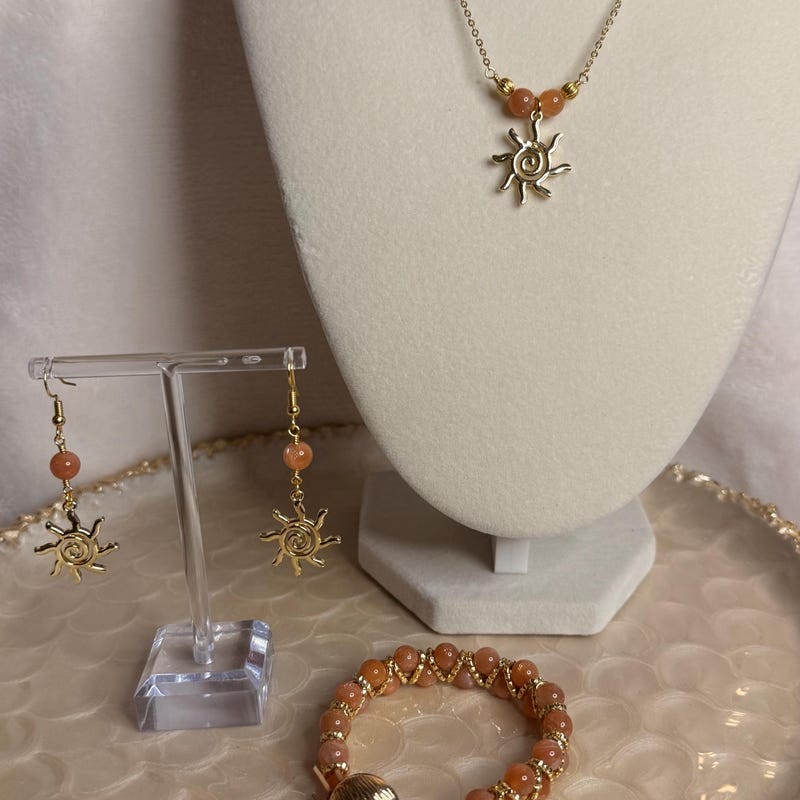 Sunstone Sun Charm Set