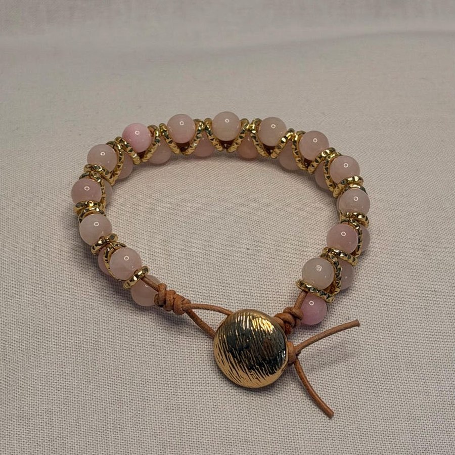 Candy Pink Jade Bracelet